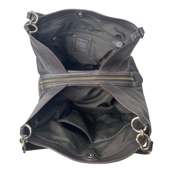 Coach Signature Jacquard Lexy Shoulder/ Handbag Purse - Picture 4 of 11